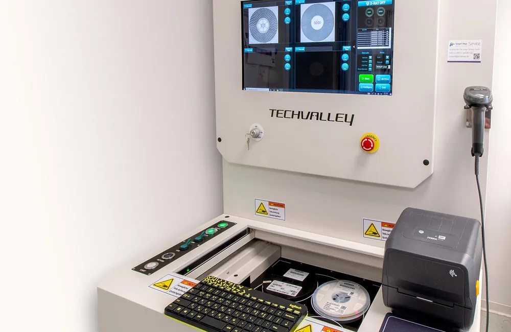 Röntgen-Bauteilzählgerät